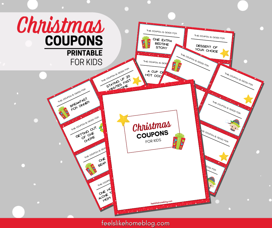 Christmas Coupon Book for Kids