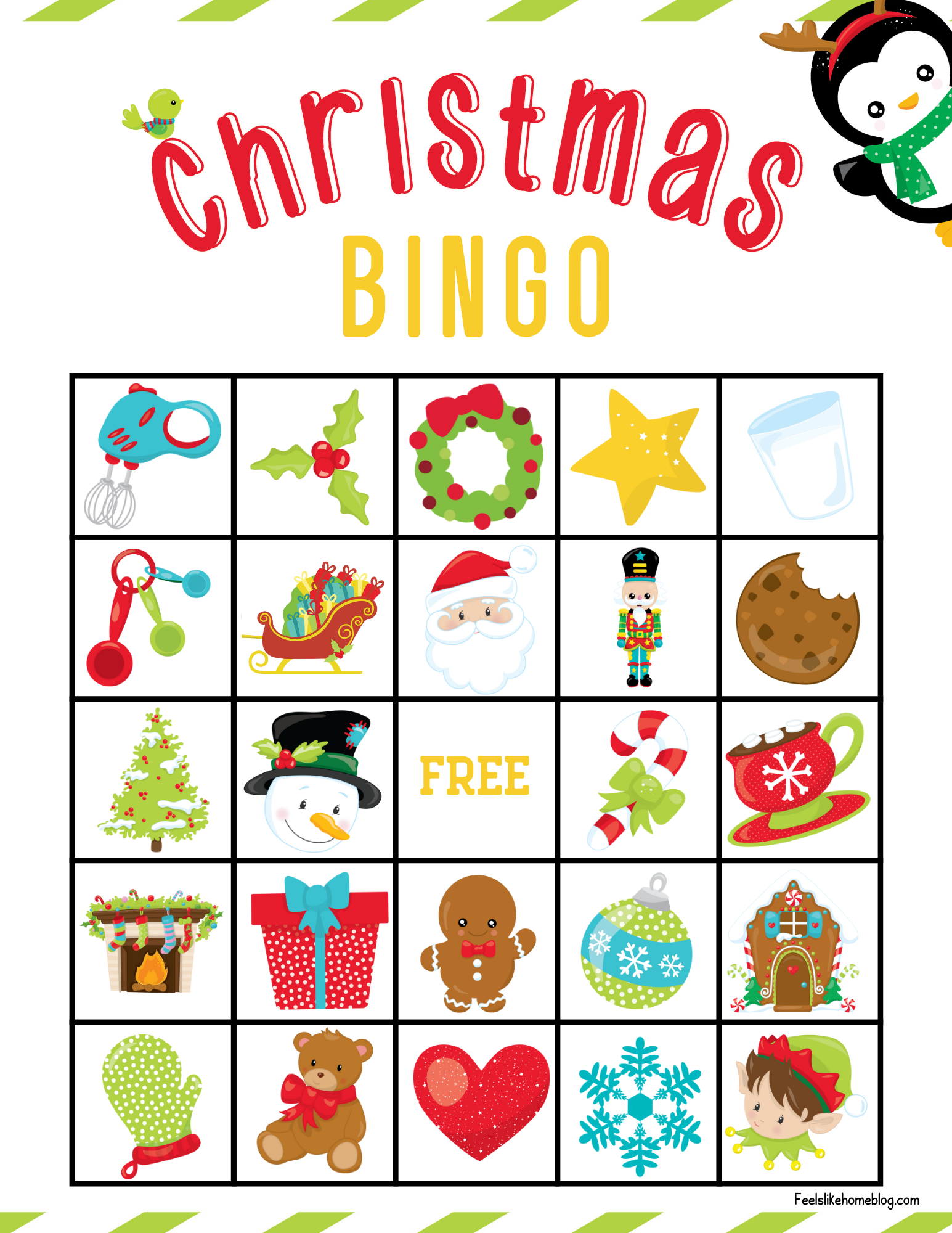 Printable Christmas Bingo Game printable-christmas-bingo-game