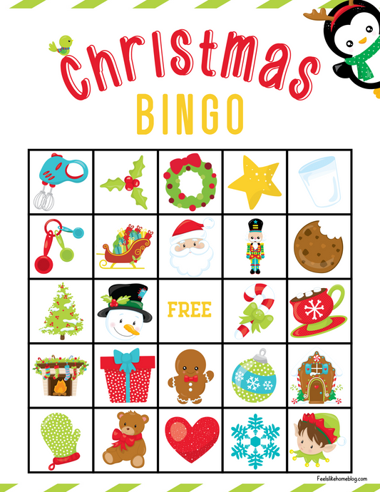 Printable Christmas Bingo Game