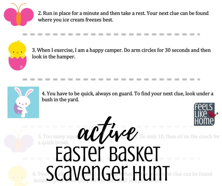 Easter Basket Scavenger Hunt Bundle - Save 50%