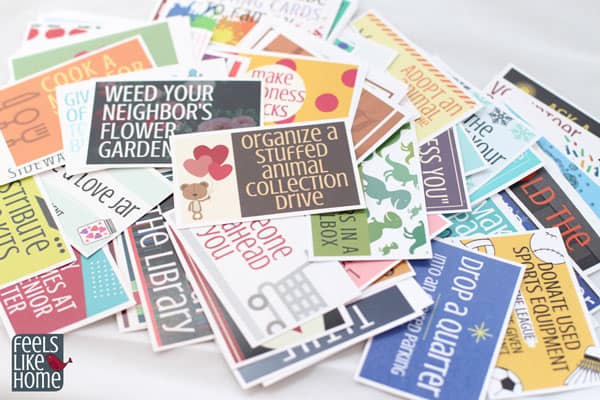 78 Random Acts of Kindness Cards for Kids
