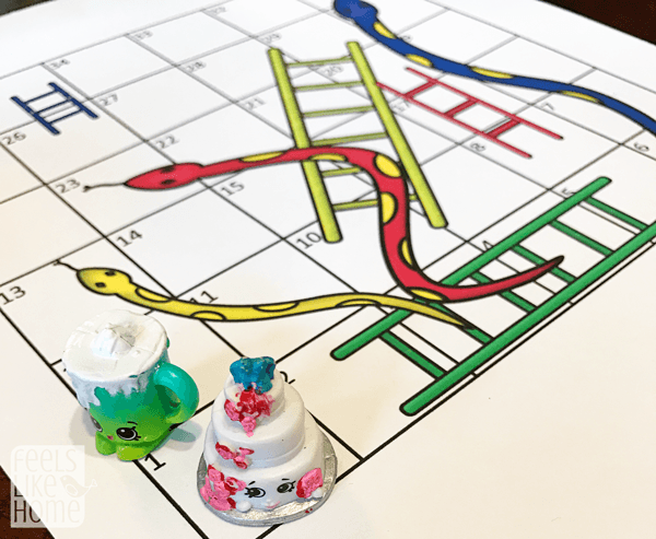 Printable Snakes & Ladders Game