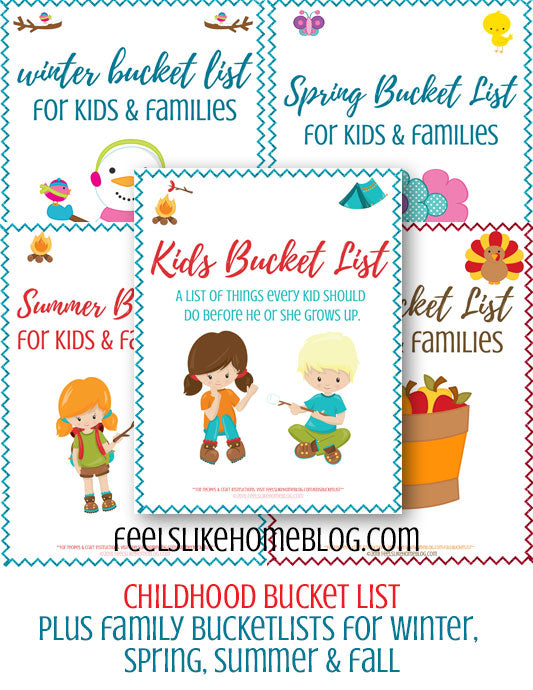 Kids Bucket List Bundle