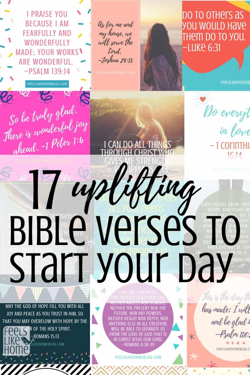 17 Encouraging Bible Verses to Start Your Day