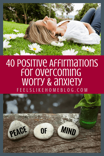 40 Printable Positive Affirmations for Christians with Anxiety