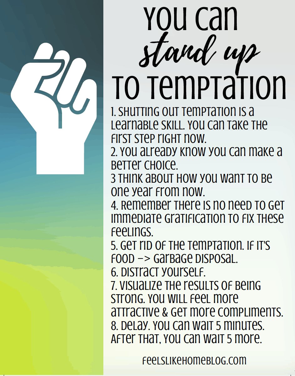 8 Tips to Resist Temptation