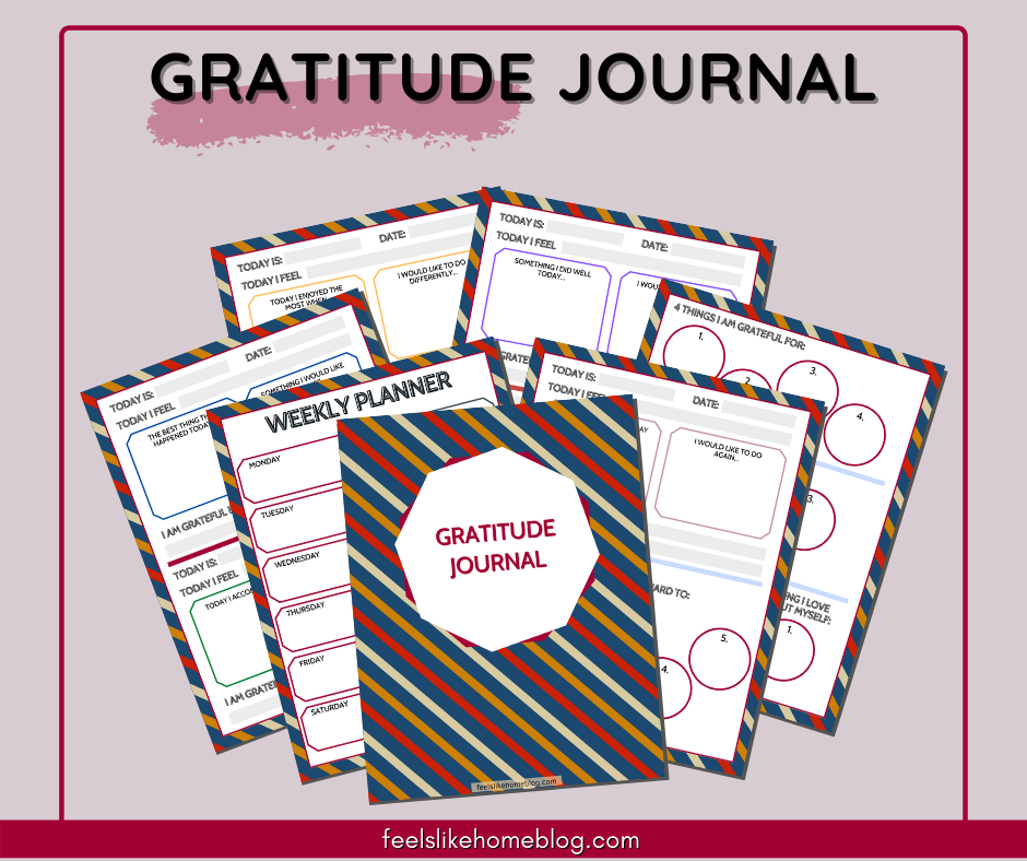 Printable Gratitude Journal for Kids & Adults