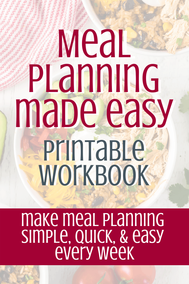 Meal Planning Made Easy Printable Planner & Workbook