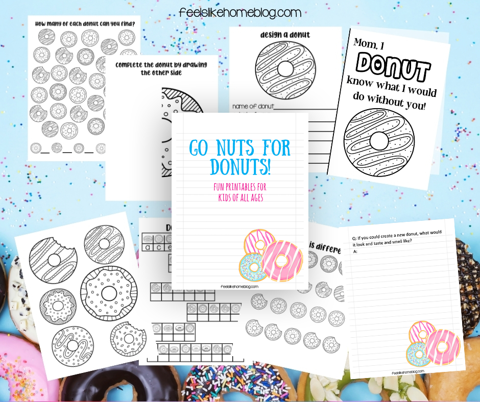 Go Nuts for Donuts! Kids Printable Pack