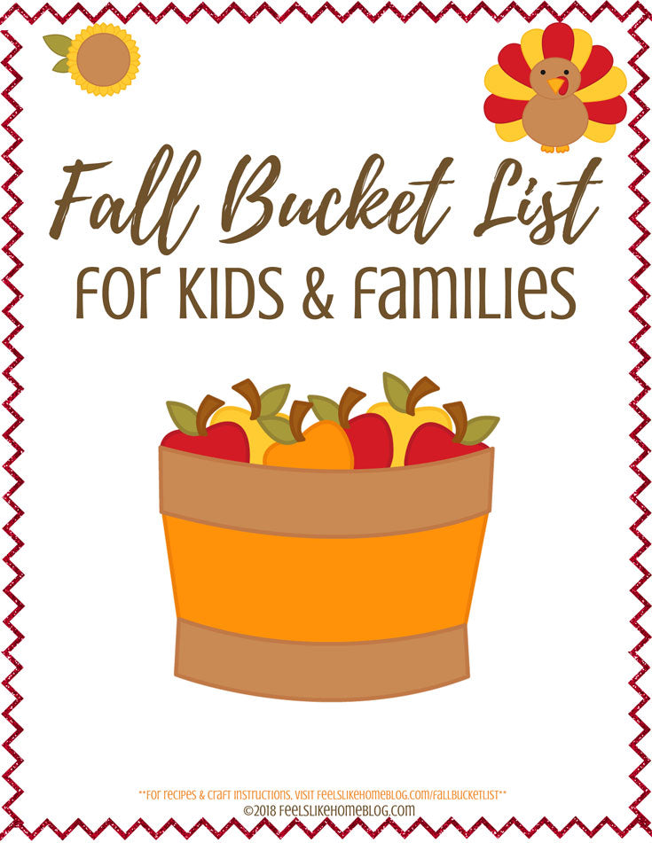 Fall Bucket List for Kids and Families