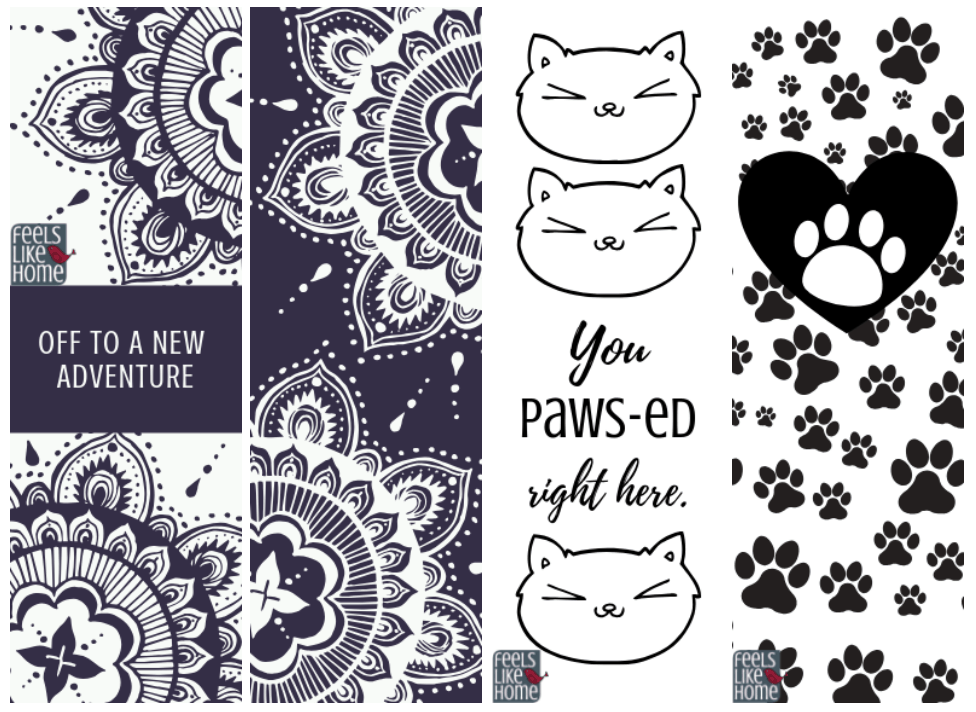 Printable Coloring Bookmarks