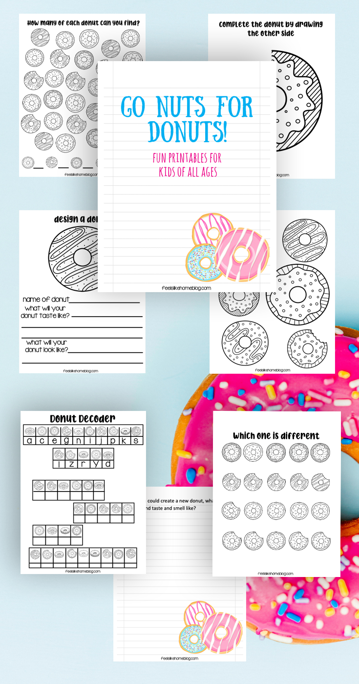 Go Nuts for Donuts! Kids Printable Pack