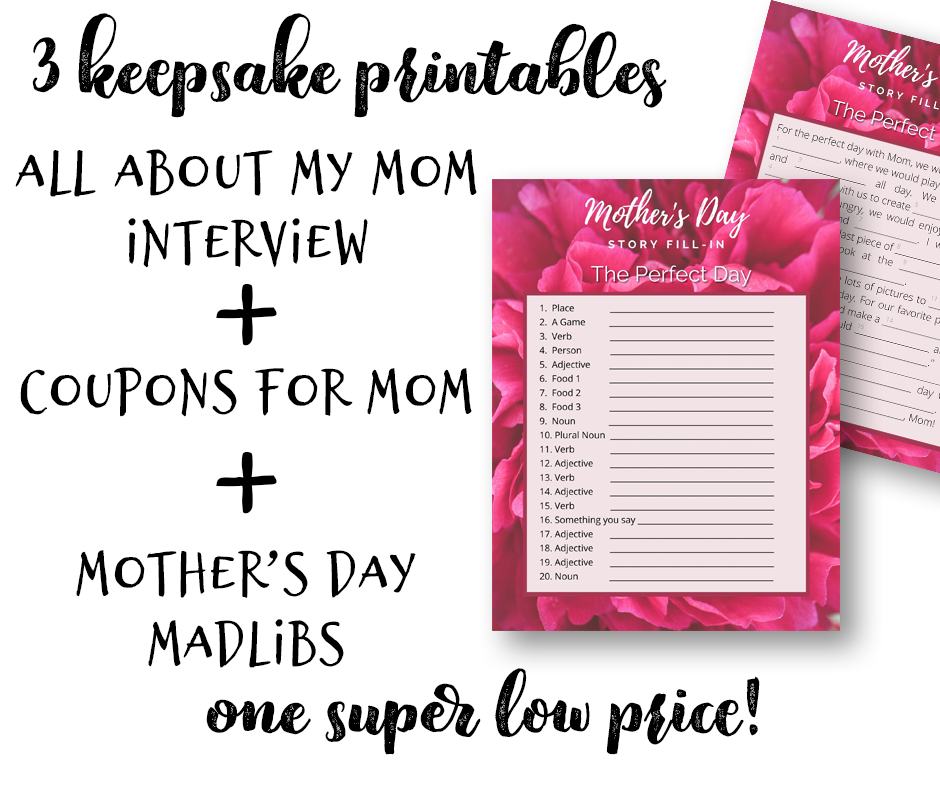 13 Free All About My Mom Printables