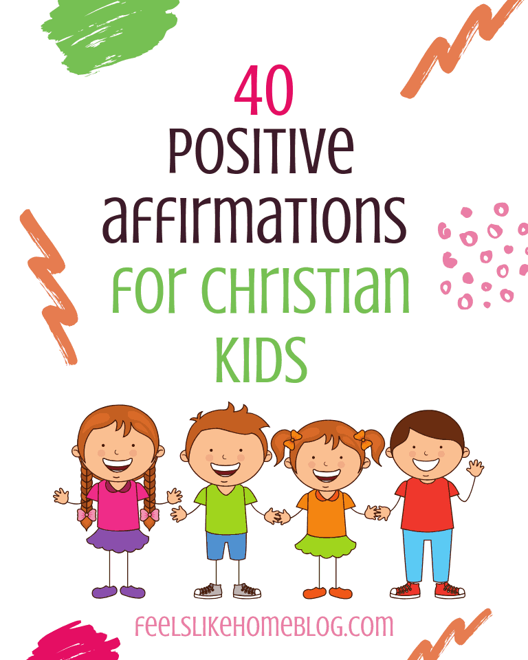80 positive affirmations for Christian moms & kids - You will find tons of encouragement and inspiration for anxiety and anxious, worried thoughts in these 40 printable positive affirmations cards for Christian kids. Calm, peaceful thoughts for kids with anxiety, these inspiring words will expose the truths of God's word in a meaningful, repeatable way.