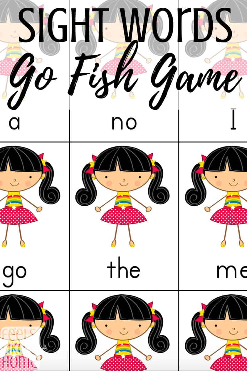 Sight Words Go Fish