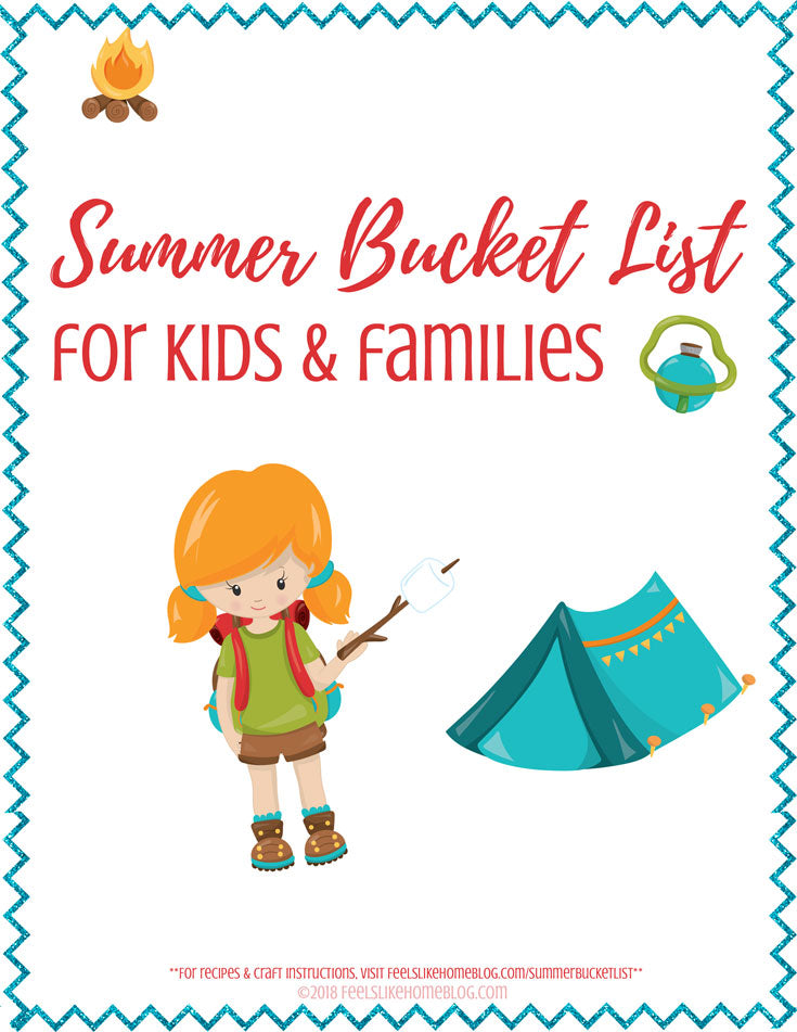 Summer Bucket List for Kids & Families